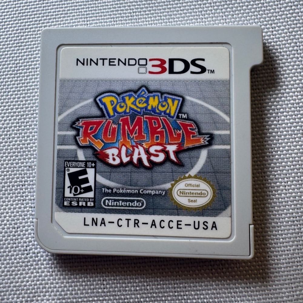 Pokemon Rumble Blast Nintendo 3DS Game Cartridge LNA-CTR-ACCE-USA Authentic